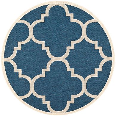 Safavieh Courtyard Tranquility Quatrefoil Indoor Outdoor Rug