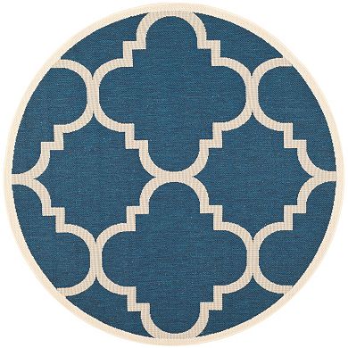 Safavieh Courtyard Tranquility Quatrefoil Indoor Outdoor Rug