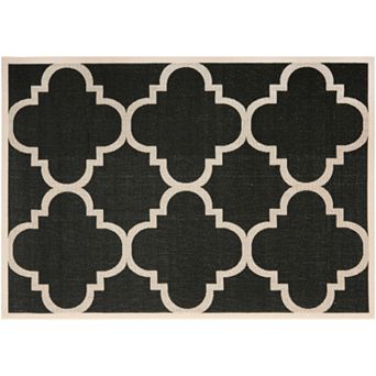 Safavieh Courtyard Tranquility Quatrefoil Indoor Outdoor Rug