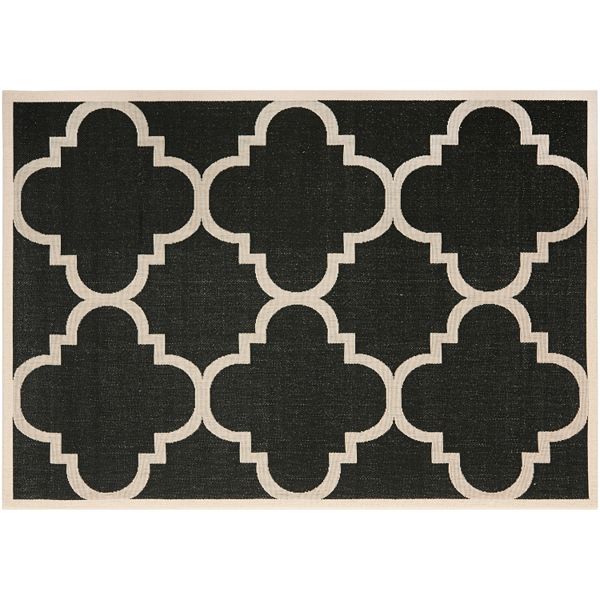 Safavieh Courtyard Tranquility Quatrefoil Indoor Outdoor Rug