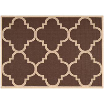 Safavieh Courtyard Tranquility Quatrefoil Indoor Outdoor Rug