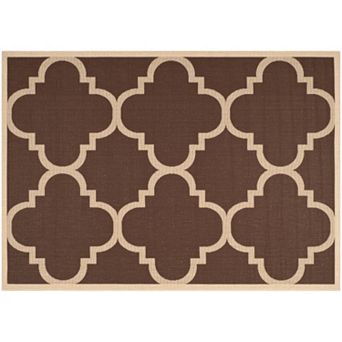 Safavieh Courtyard Tranquility Quatrefoil Indoor Outdoor Rug