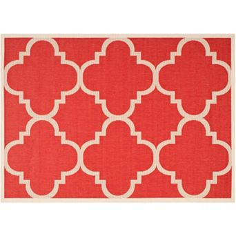 Safavieh Courtyard Tranquility Quatrefoil Indoor Outdoor Rug