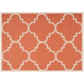 Safavieh Courtyard Tranquility Quatrefoil Indoor Outdoor Rug
