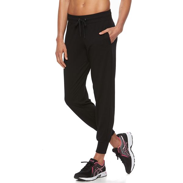 Women's Tek Gear® French Terry Jogger Pants  Black athletic pants, Striped  sweatpants, Jogger pants