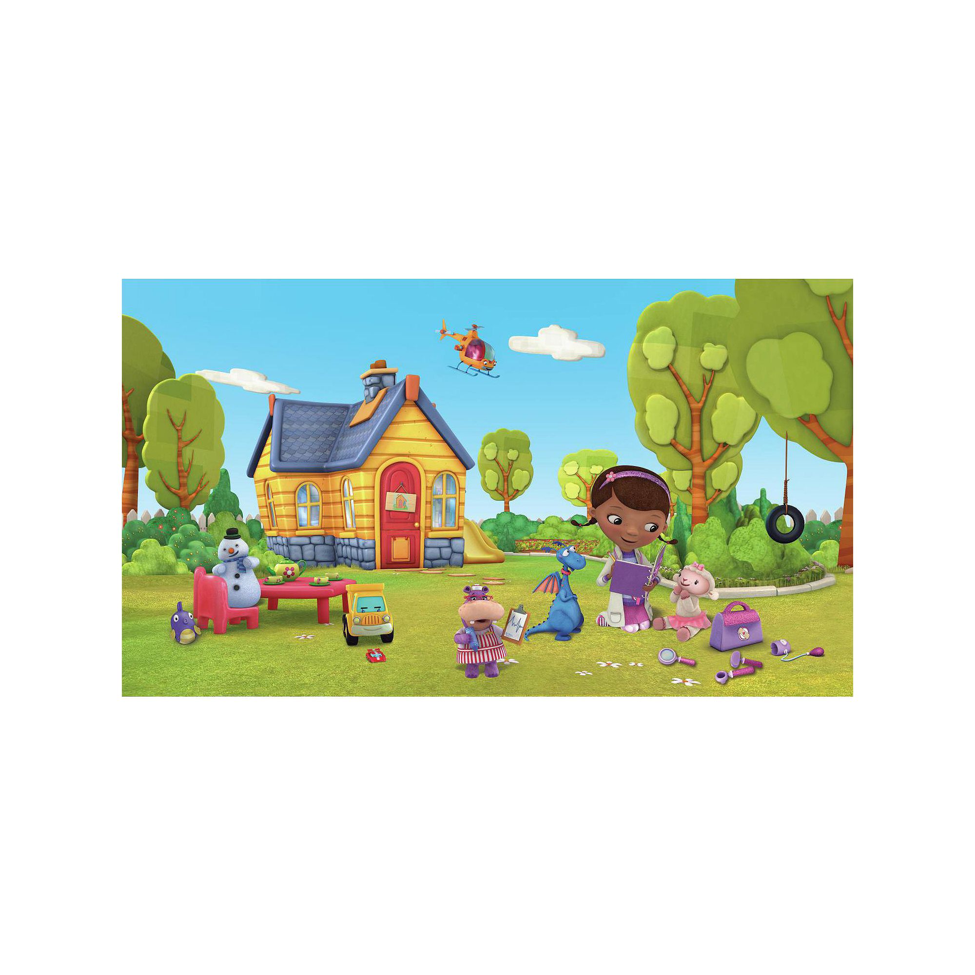 Disneys Doc McStuffins Removable Wallpaper Mural, Multi