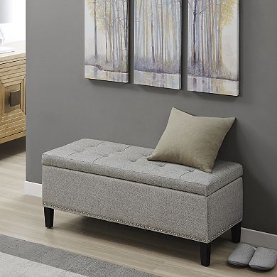 Madison Park Frances Tufted Storage Ottoman