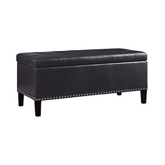 Madison Park Frances Tufted Storage Bench