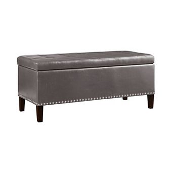 Madison Park Frances Tufted Storage Bench