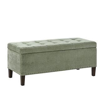 Madison Park Frances Tufted Storage Bench