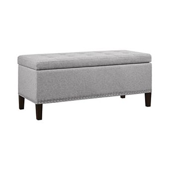 Madison Park Frances Tufted Storage Bench
