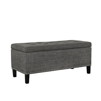 Madison Park Frances Tufted Storage Bench