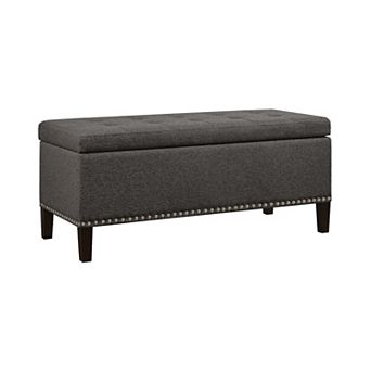 Madison Park Frances Tufted Storage Bench