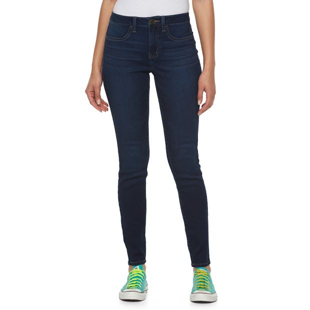 Low Ankle Jeggings - Dark denim blue - Ladies