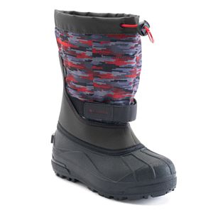 Columbia Powderbug Plus II Print Boys' Waterproof Winter Boots