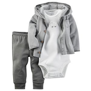 Baby Carter's Sheep Cardigan, Bodysuit & Pants Set