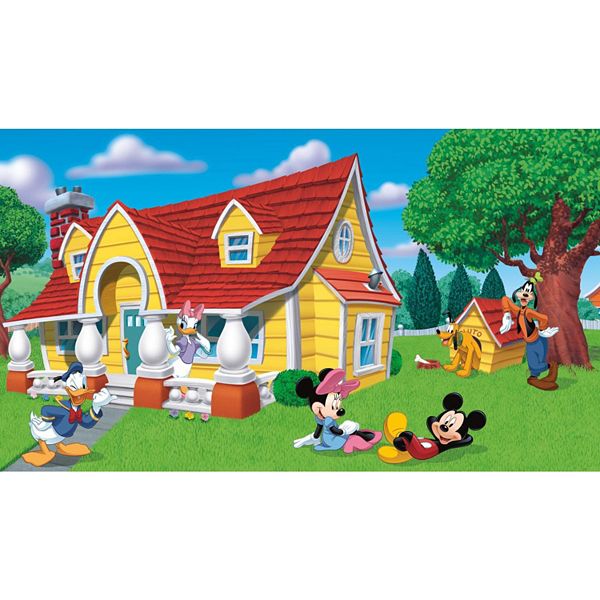 368x254cm Wall mural Wallpaper Disney Mickey Mouse Club House childrens bedroom 
