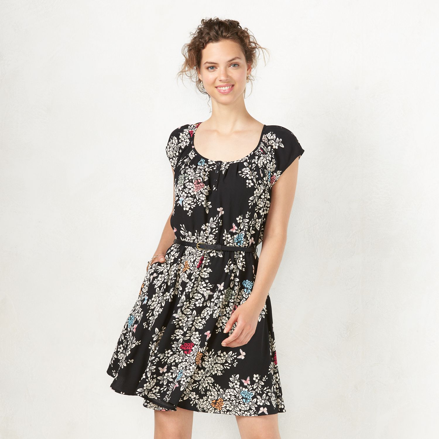 kohl's fit and flare dresses