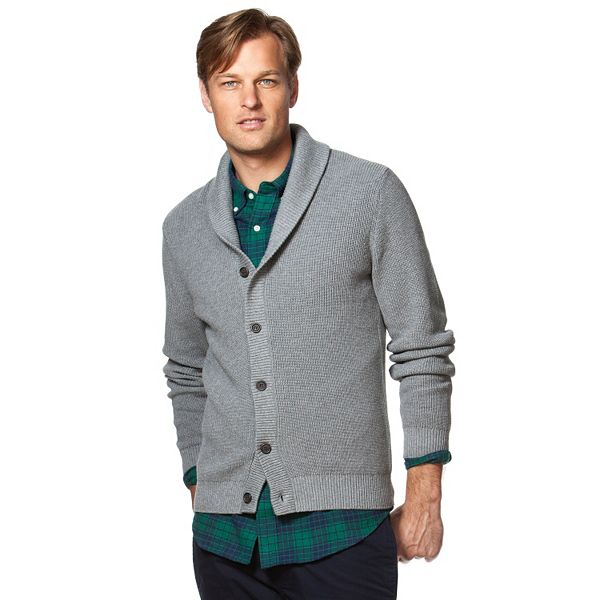 Men's Chaps Classic-Fit Shawl-Collar Cardigan