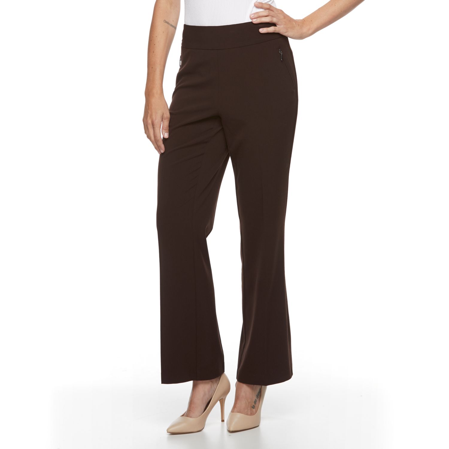 Briggs Straight-Leg Pull-On Dress Pants