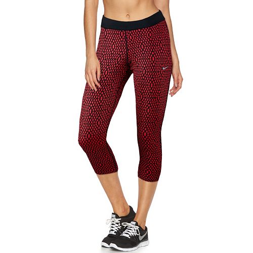 Download Women's Nike Relay Dri-FIT Foldover Capri Running Tights