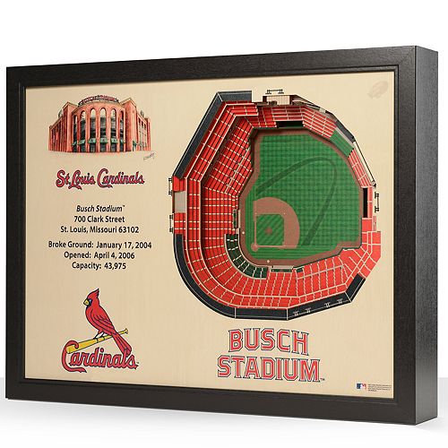 St. Louis Cardinals StadiumViews 3D Wall Art