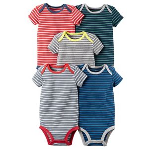 Baby Boy Carter's 5-pk. Striped Bodysuits