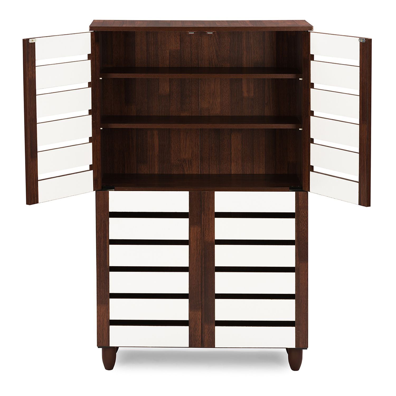 Baxton Studio Gisela Shoe Storage Cabinet - Thumbnail 5