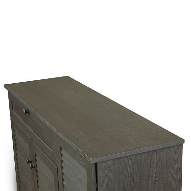 Baxton Studio Pocillo Shoe Storage Cabinet