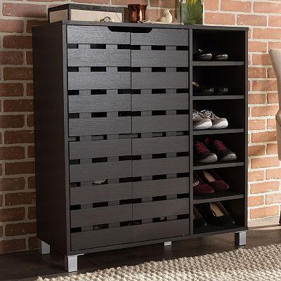 Baxton Studio Shirley Shoe Cabinet