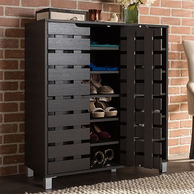 Baxton Studio Shirley Shoe Cabinet