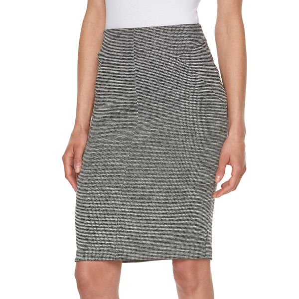 Women's ELLE™ Jacquard Pencil Skirt