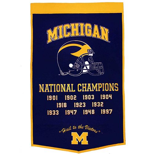 Michigan Wolverines Dynasty Banner