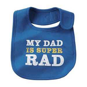 Baby Boy Carter's Embroidered Family Statement Applique Bib