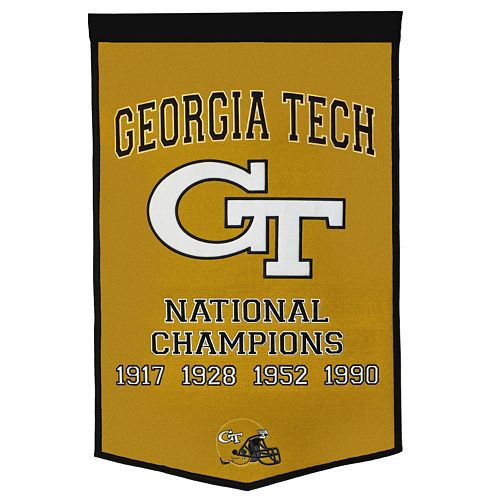 Georgia Tech Yellow Jackets Dynasty Banner