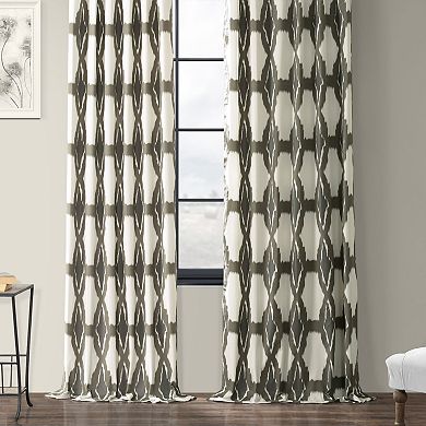 EFF 1-Panel Sorong Lined Window Curtain