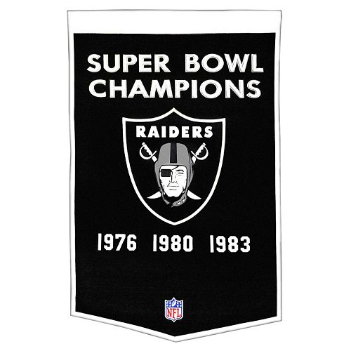 Oakland Raiders Dynasty Banner