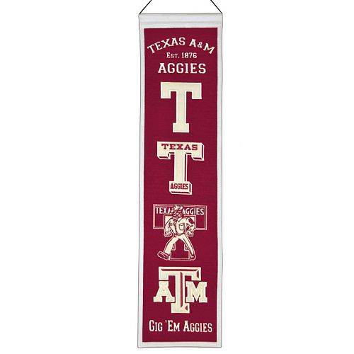 Texas A&M Aggies Heritage Banner