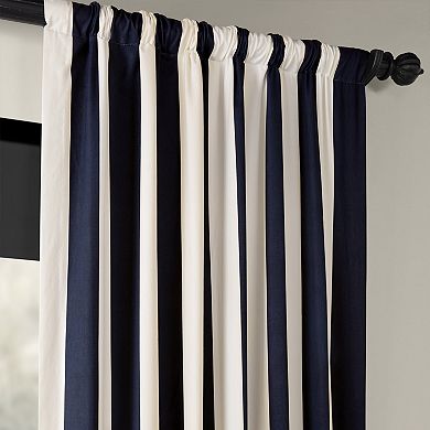EFF 1-Panel Cabana Lined Window Curtain