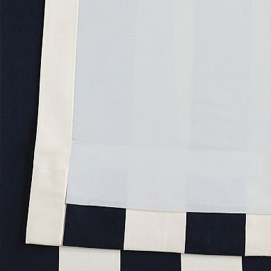 EFF 1-Panel Cabana Lined Window Curtain