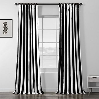 EFF 1-Panel Cabana Lined Window Curtain