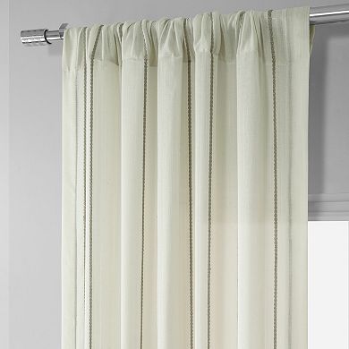 EFF 1-Panel Aruba Sheer Window Curtain