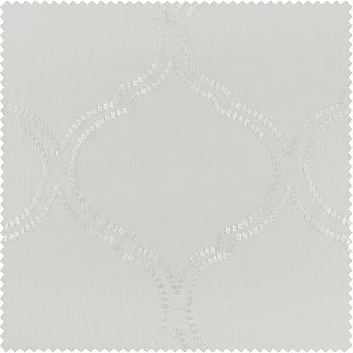 EFF 1-Panel Florentina Embroidered Sheer Window Curtain