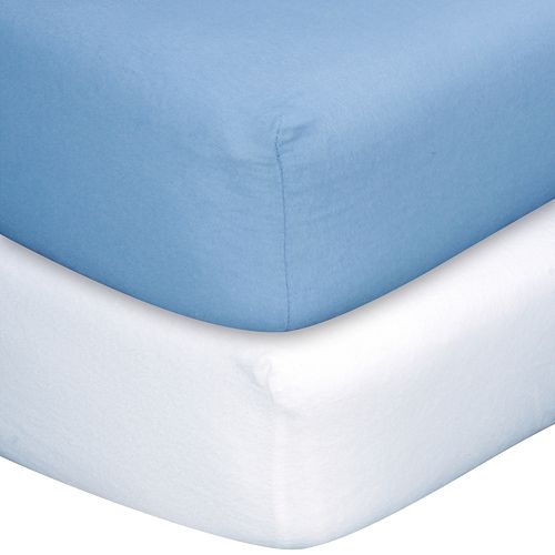 Trend Lab 2pk. Flannel Crib Sheets