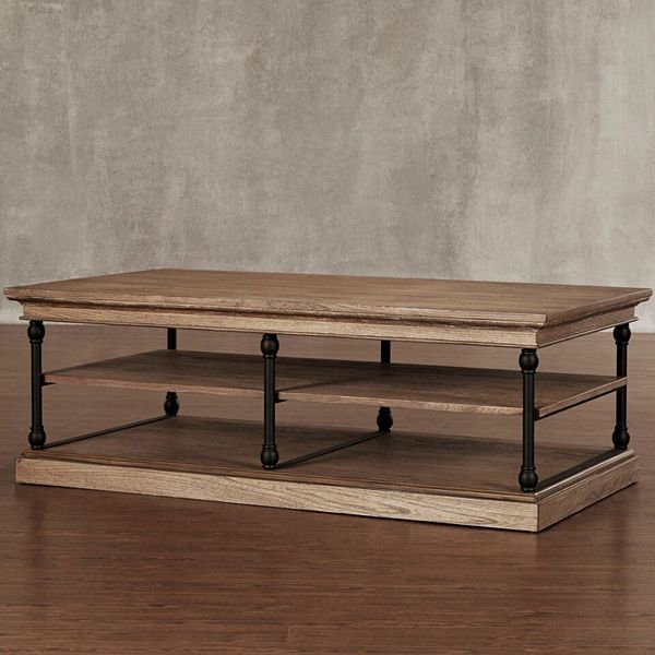 Homevance Cresthill Metal Frame Coffee Table