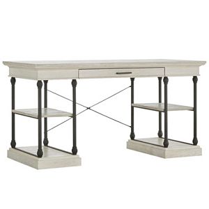 HomeVance Cresthill Metal Frame Desk