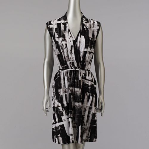 Women's Simply Vera Vera Wang Print Crepe Fit & Flare Dress
