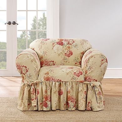 Sure Fit Waverly Ballad Bouquet Chair Slipcover