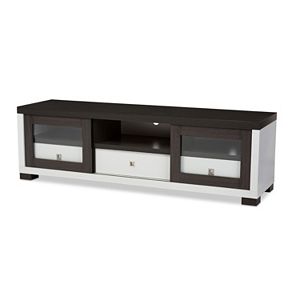 Baxton Studio Oxley Two-Tone 70-in. TV Cabinet