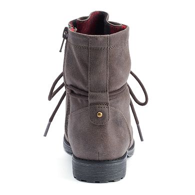 Sonoma Goods For Life® Girls' Slouchy Lace-Up Boots